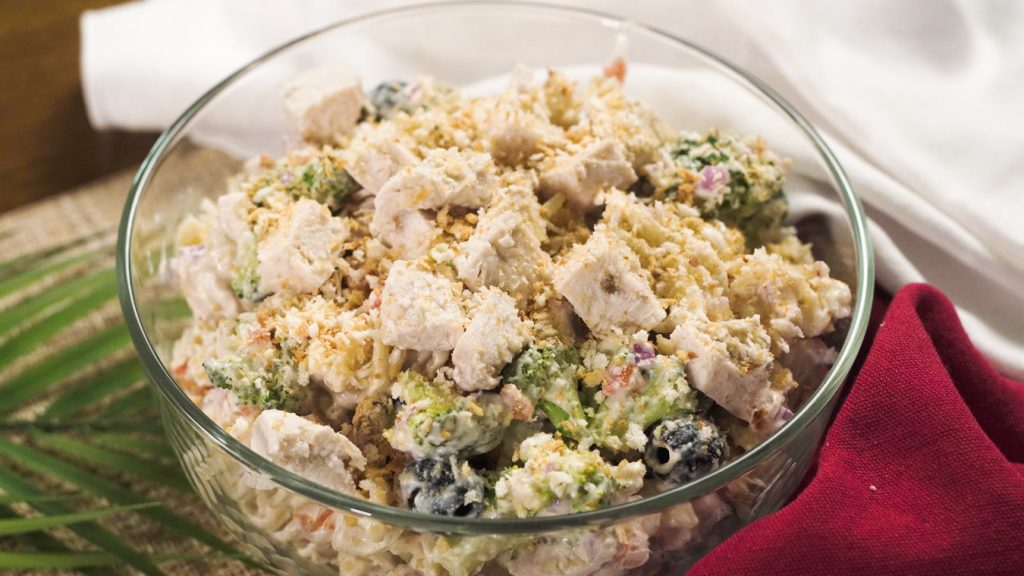 Chicken Dijon Pasta Salad