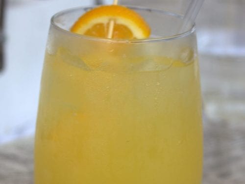 citrus punch with sherbet