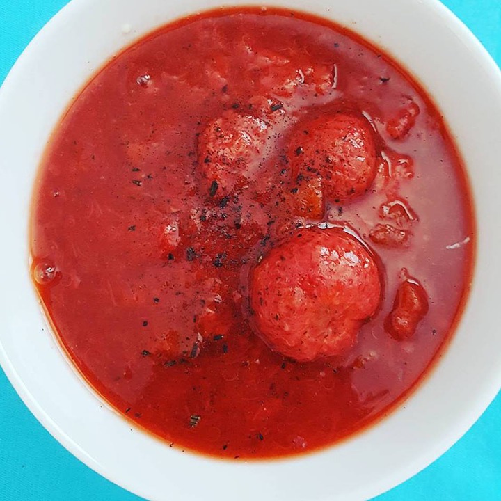 cold strawberry soup