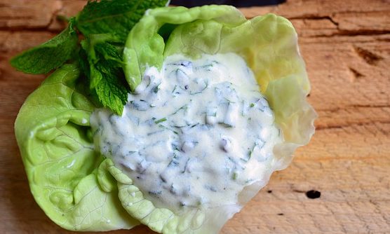 flavorful cilantro cream sauce