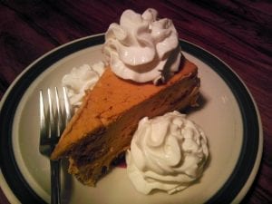 pumpkin cheesecake recipe with whipped cream