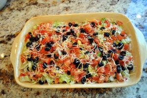 copycat grandma annette's 7-layer taco dip