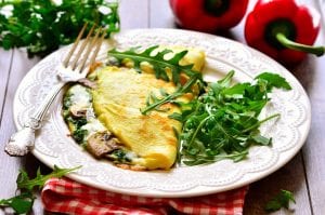 Copycat IHOP’s Spinach And Mushroom Omelet Recipe