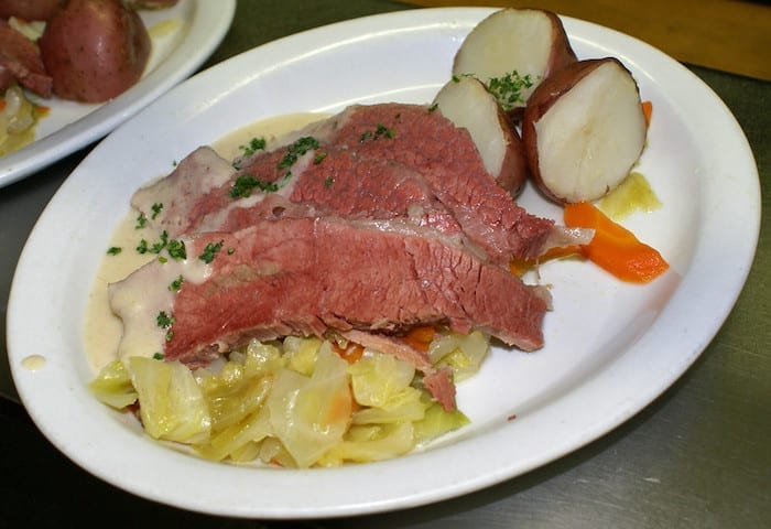 corned beef and cabbage recipe with horseradish sauce