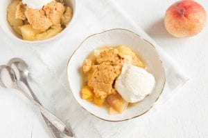 Crock Pot Peach Cobbler Recipe