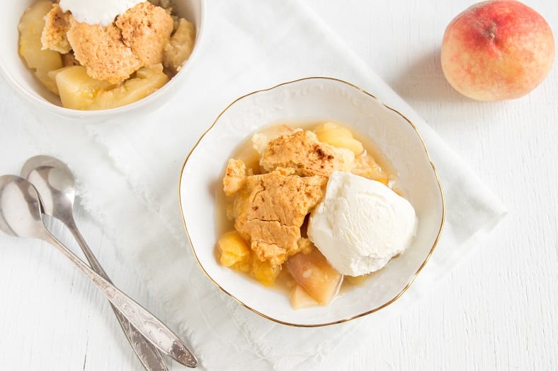 Crock Pot Peach Cobbler Recipe