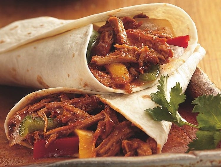 crockpot pulled pork fajitas