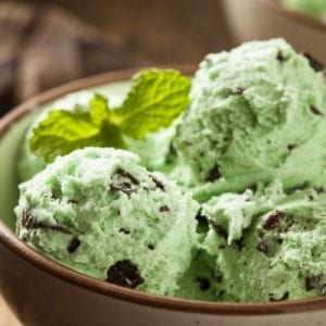 Creamy Mint Chocolate Chip Ice Cream - Jett's Kitchen