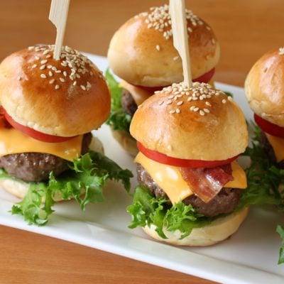 Mini Bacon Cheeseburger Sliders Recipe