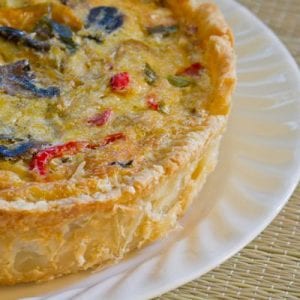 Mushroom Potato Quiche Recipe