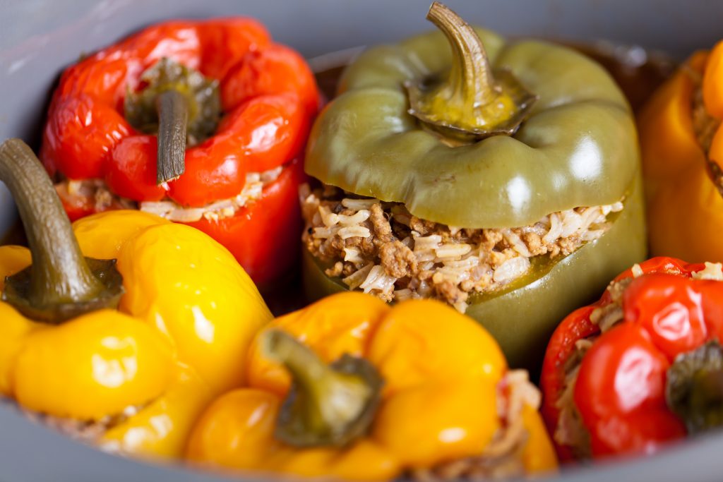 easy crockpot stuffed bell peppers recipe