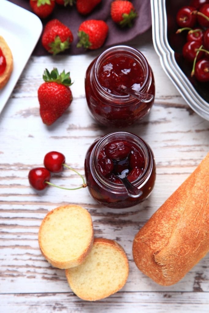 easy strawberry fig jam