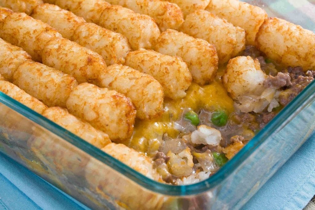 easy tater tots casserole