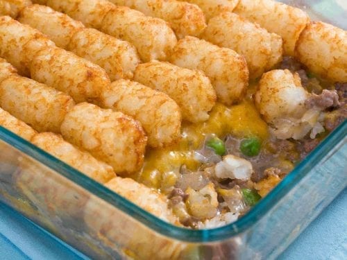 easy tater tots casserole