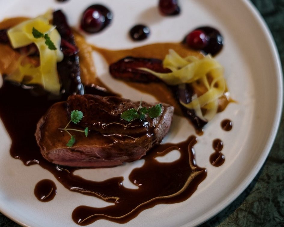 filet mignon with merlot sauce