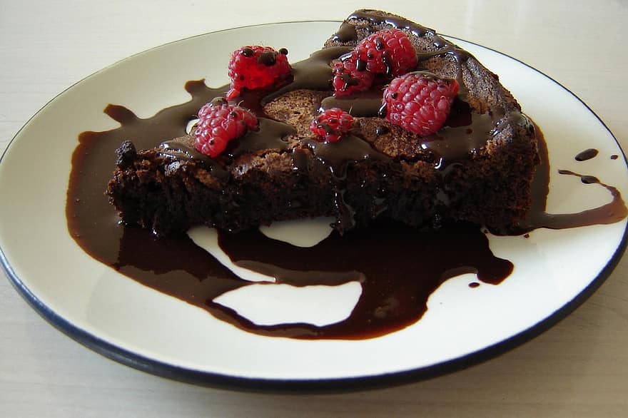 Truffle Brownie Torte for Two — b. sweet