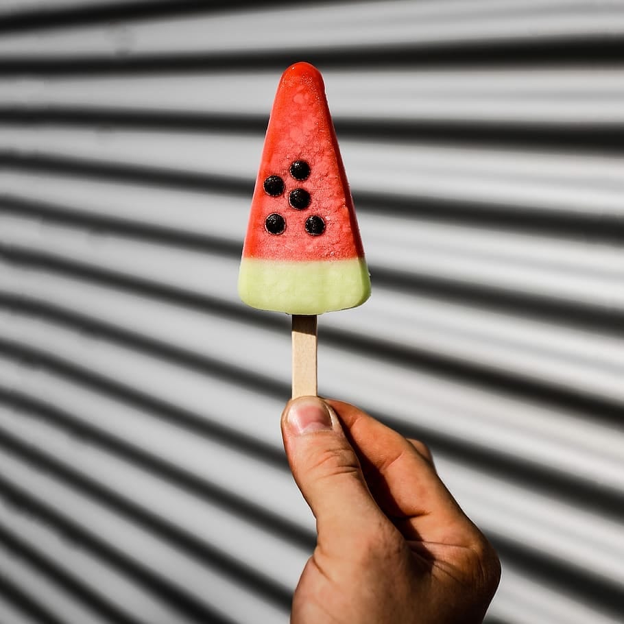 frozen watermelon pops