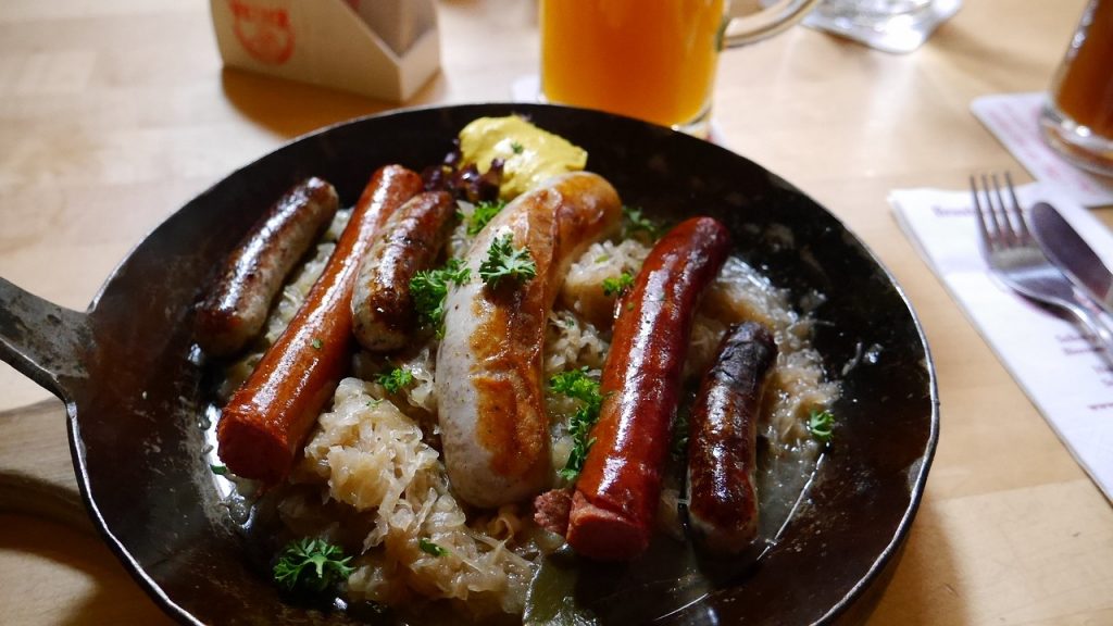 german sauerkraut and squash