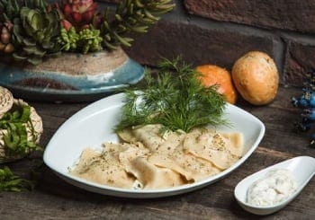 Gorgonzola Walnut Ravioli with Sage Butter Recipe