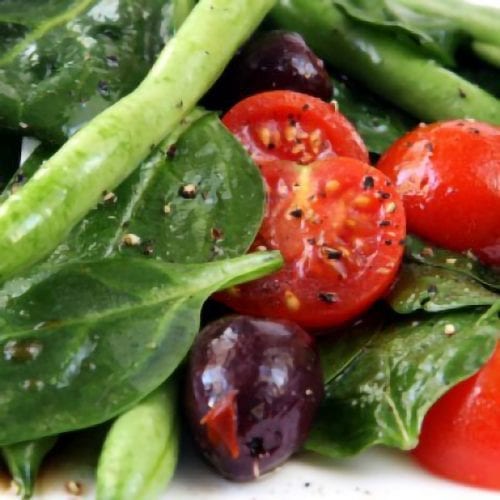 Green Bean and Spinach Salad Recipe