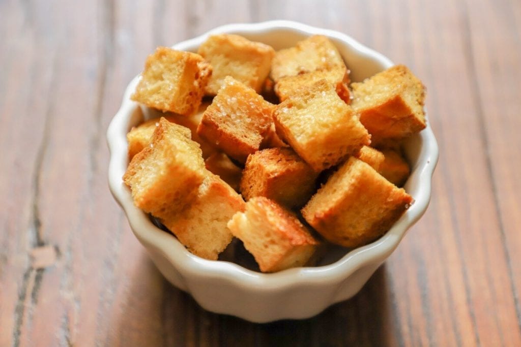 delicious homemade croutons