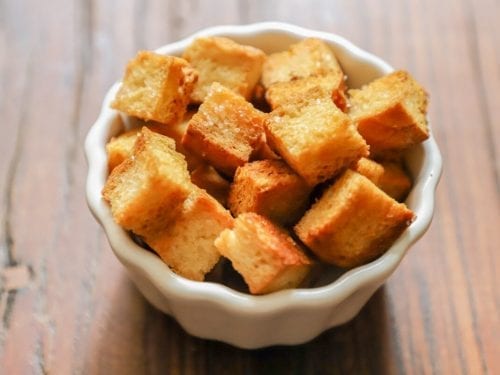 delicious homemade croutons