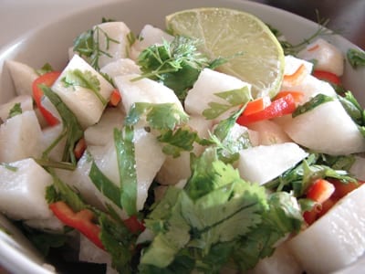 jicama salad with jalapeno dressing