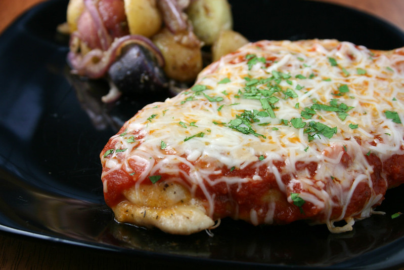 low carb parmesan garlic chicken