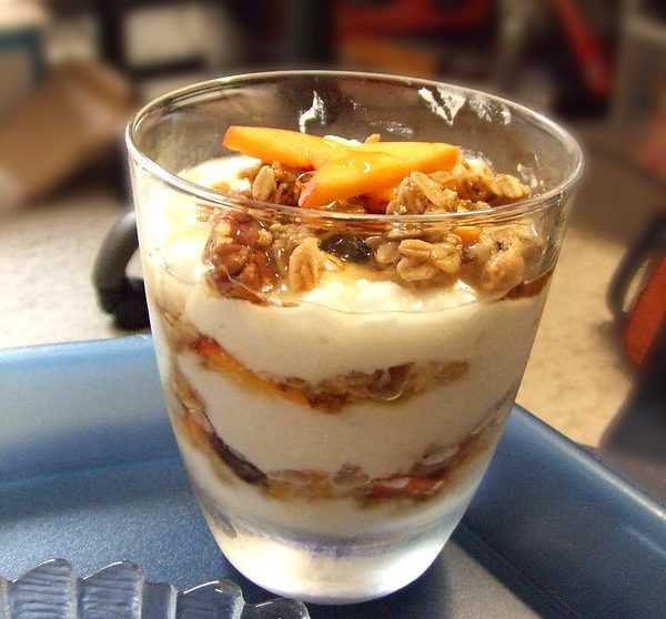 melon crunch parfait