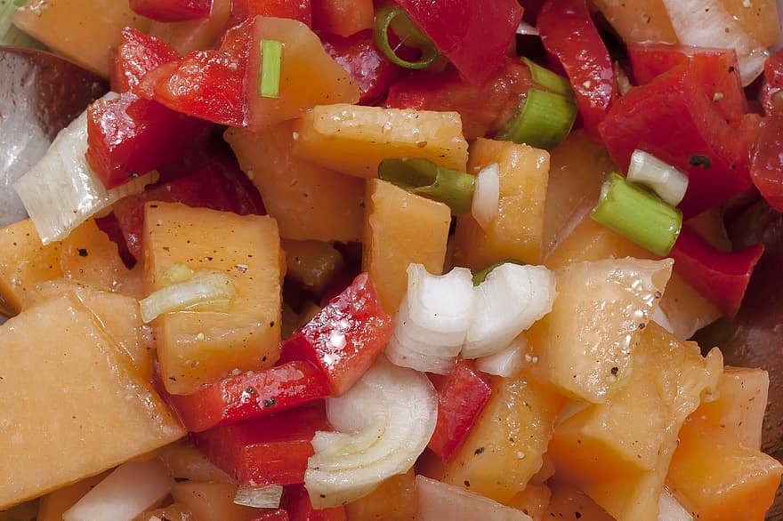 healthy melon salad