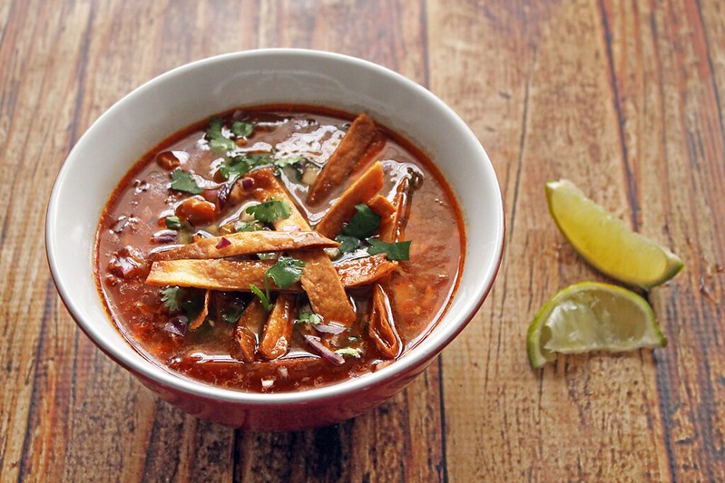 mexican chicken tortilla soup