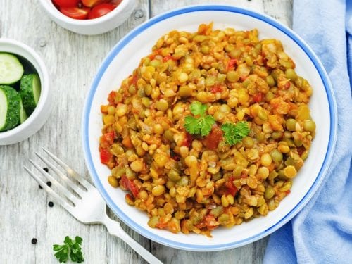 Moroccan lentil salad recipe