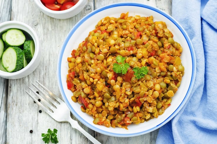 Moroccan lentil salad recipe