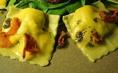 healthy nacho ravioli