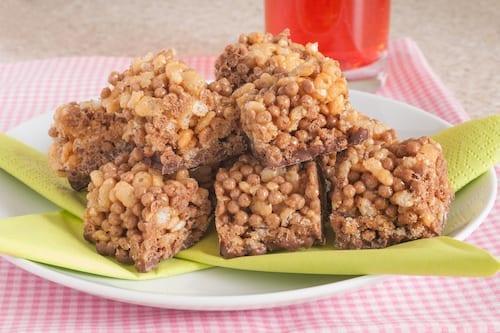 nutella rice krispie treats