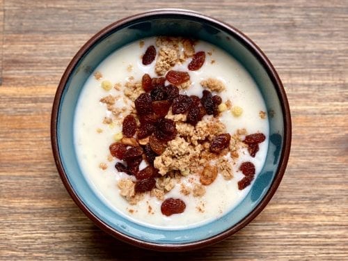 oatmeal with dates