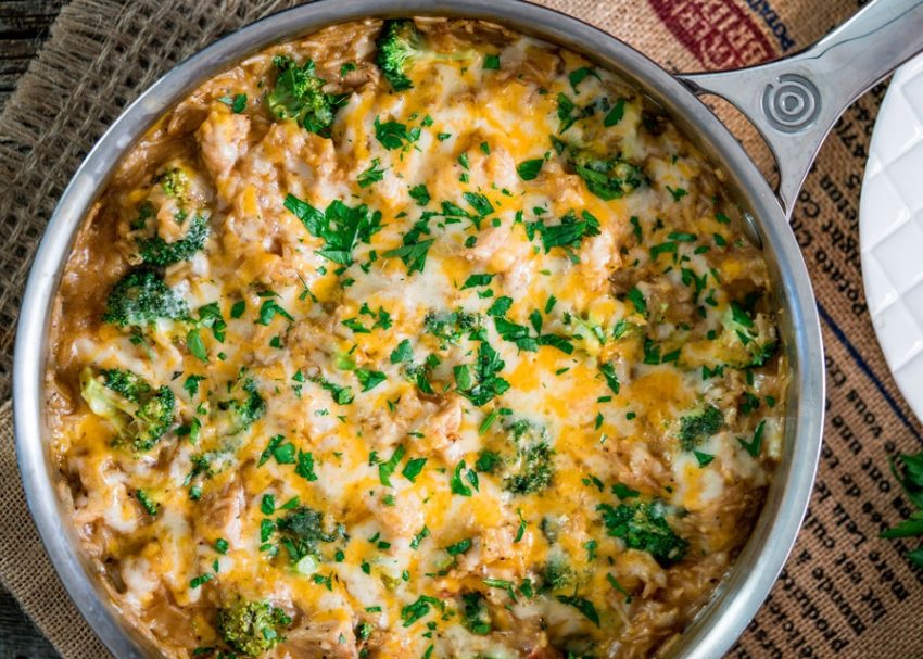 one-pot cheesy chicken