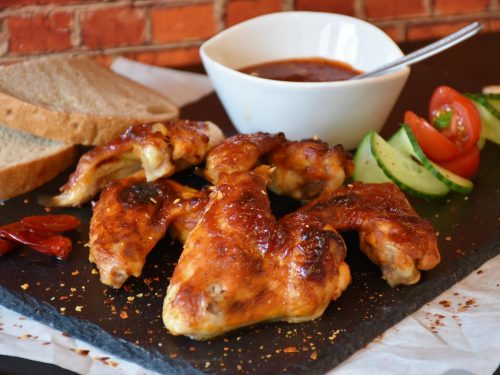 delicious orange cornish hens