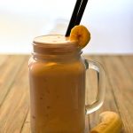 sweet peanut butter banana smoothie