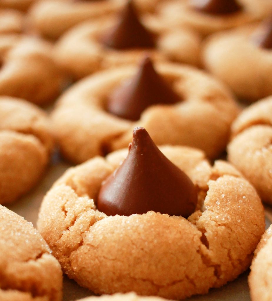 peanut butter chocolate chip cookies kisses