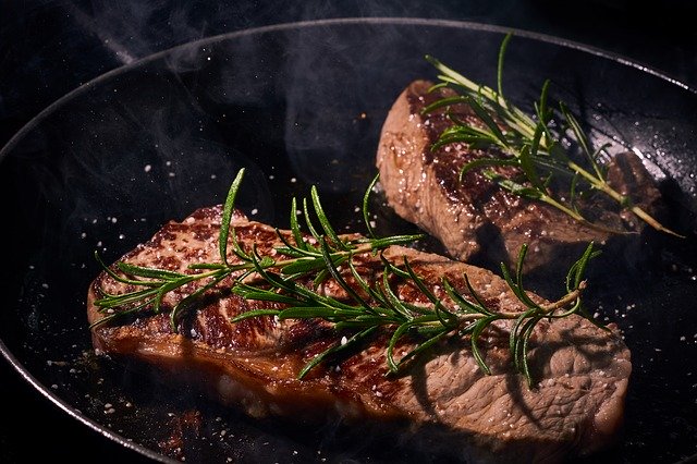 Delicious pork chops with chives