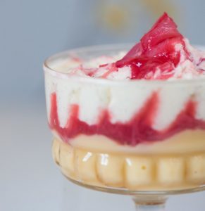 rhubarb custard