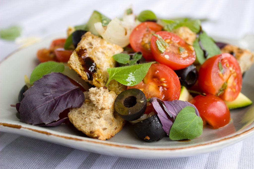 healthy salad espanol