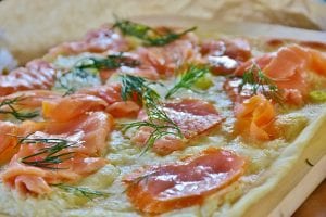 Salmon Baked in Milk with Bay Leaf and Onion Recipe