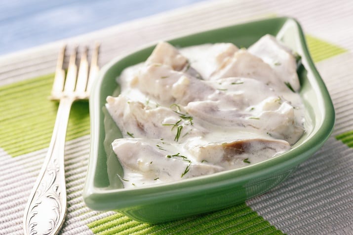 Pickled Herring In Sour Cream