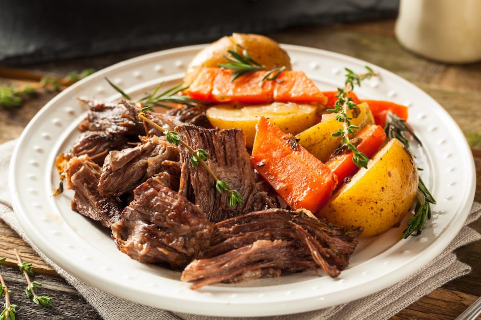 slow cooker savory pot roast