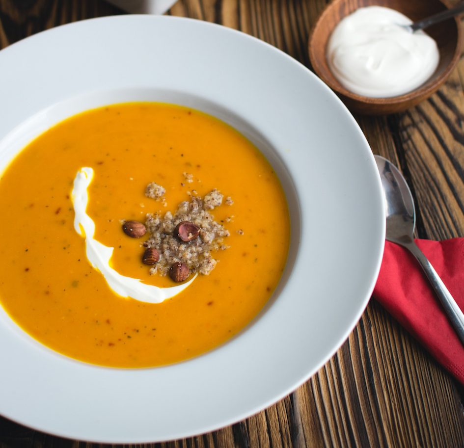 spiced parsnip soup