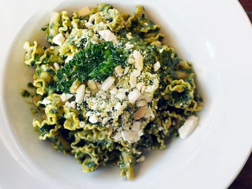 spicy pesto chicken and pasta