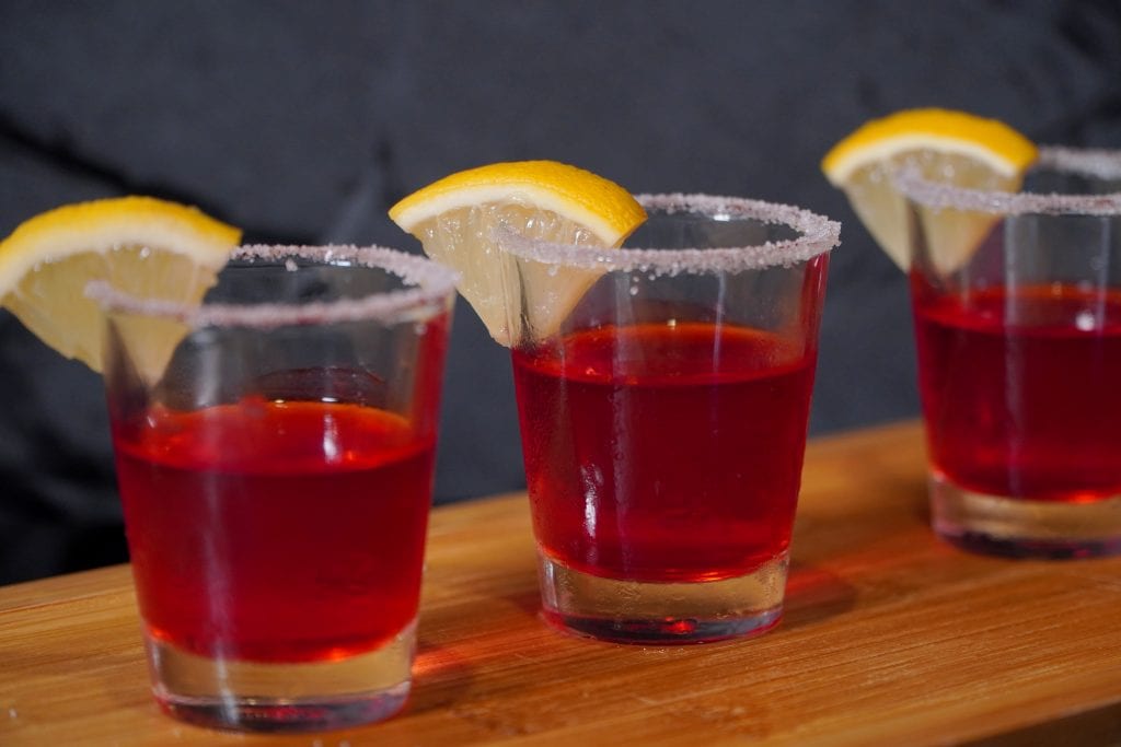 strawberry jello shots