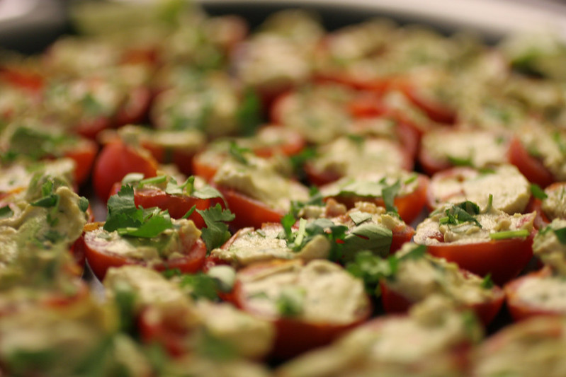 stuffed cherry tomatoes